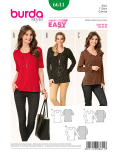Patron de t-shirt - Burda 6611