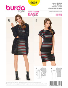 Patron de veste & robe - Burda 6608