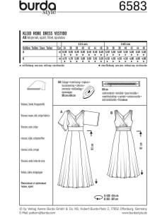 Patron de robe - Burda 6583 2