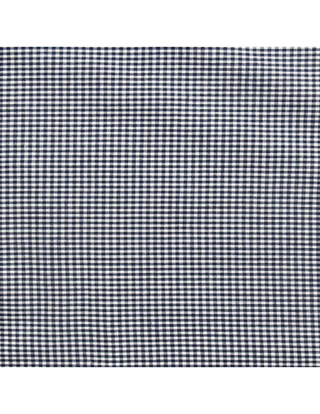 Tissu Vichy petits carreaux - Bleu marine