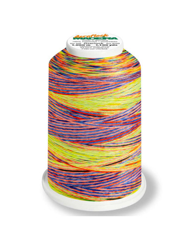 Cône de fil mousse Madeira Aeroflock Multicolor 1000 m