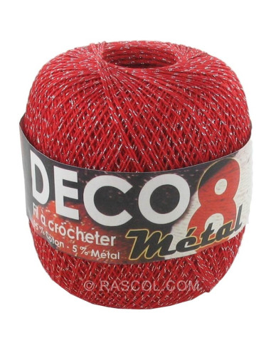 Coton déco 8 lurex