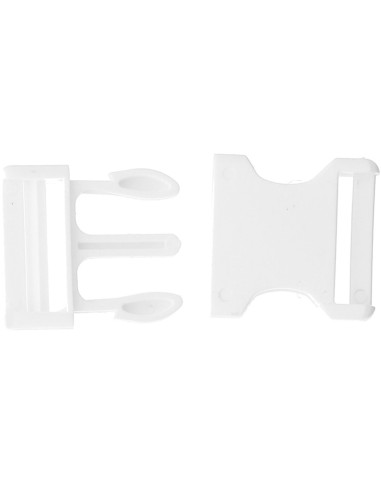 Boucle banane 40 mm - Blanc