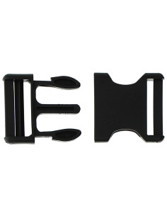 Boucle banane 40 mm - Noir 2