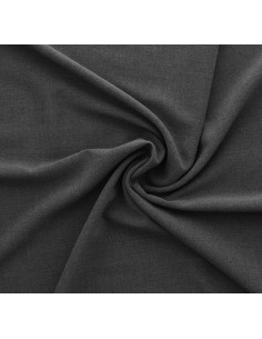 Tissu crêpe viscose - Gris foncé