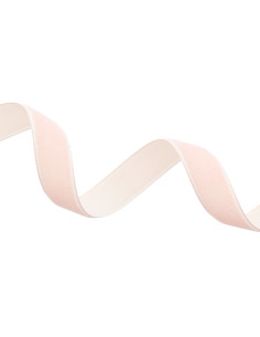 Ruban velours - Rose layette