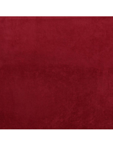 Tissu velours milleraies - Rouge