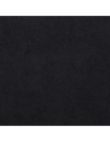 Tissu velours milleraies - Noir