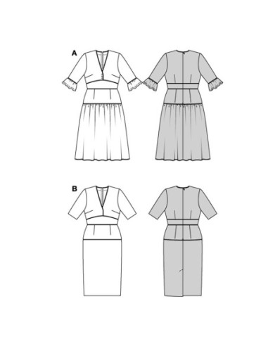 Patron de robe - Burda 5820