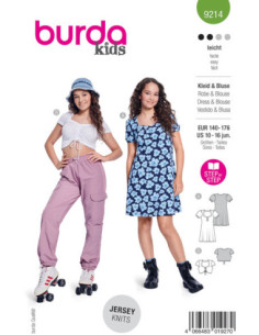 Patron de robe et top - Burda 9214 2