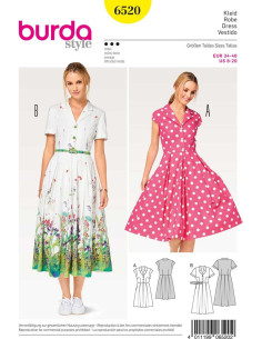 Patron de robe - Burda 6520