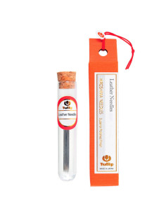 Tube de 2 aiguilles cuir Tulip - Longues