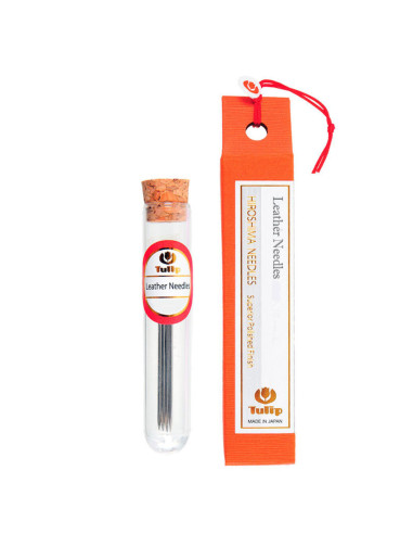 Tube de 2 aiguilles cuir Tulip - Longues