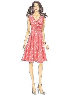 Patron de robe et ceinture - Butterick 6446 2