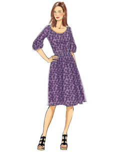 Patron de robe - Butterick 6451 2