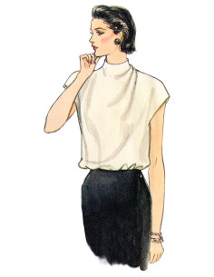 Patron de chemisier - Vogue 1902 2
