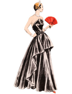 Patron de robe vintage - Vogue 1963 2