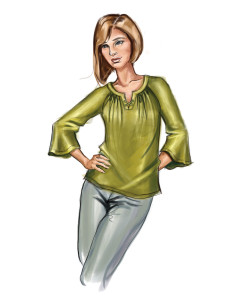 Patron de haut - Butterick 6632 2