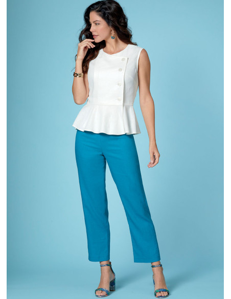 Patron de haut, robe, jupe et pantalon - Butterick 6670