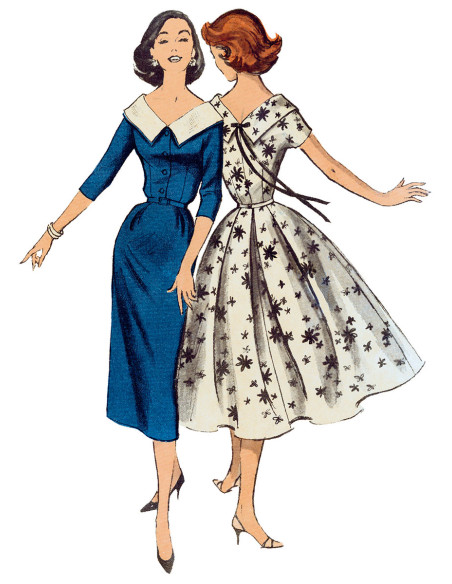 Patron de robe et ceinture - Butterick 6870