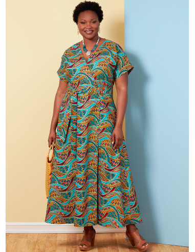 Patron de robe et ceinture - Butterick 6873