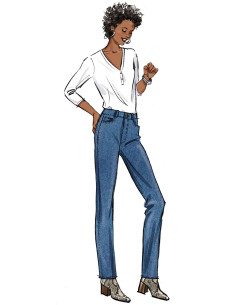 Patron de jean - Butterick 6911 2