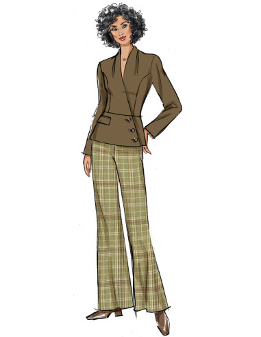 Patron de veste et pantalon - Butterick 6915