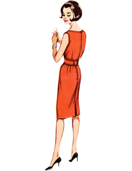 Patron de robe vintage - Butterick 6955