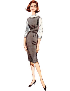 Patron de robe vintage - Butterick 6955 2