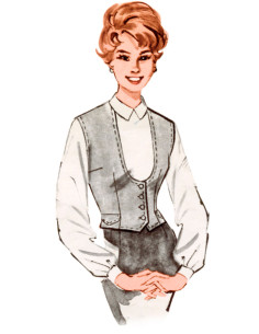 Patron de gilet - Butterick 7018 2