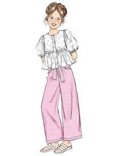Patron de haut - Butterick 7034 2