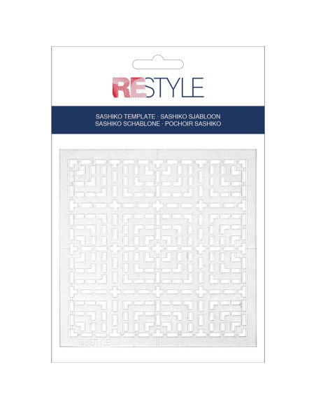 Gabarit pour sashiko Restyle - Carrés