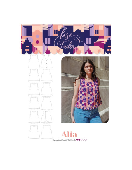 Patron de top - Alia - Lise Tailor