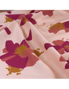 Tissu sweat Anémona Nude - Églantine & Zoé