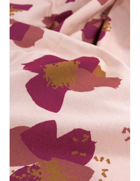 Tissu sweat Anémona Nude - Églantine & Zoé