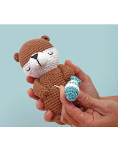 Kit crochet amigurumi - Loutre musicale 2