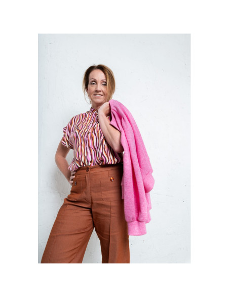Tissu jeans Denim stretch - Taupe