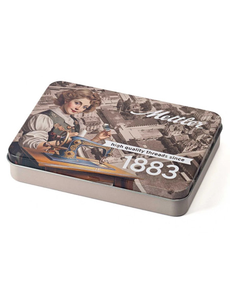 Coffret 8 fils à coudre polyester Nostalgie 1883 Mettler ®
