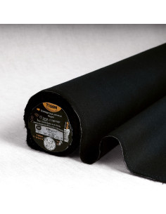 Entoilage tissé thermocollant universel moyen - Noir