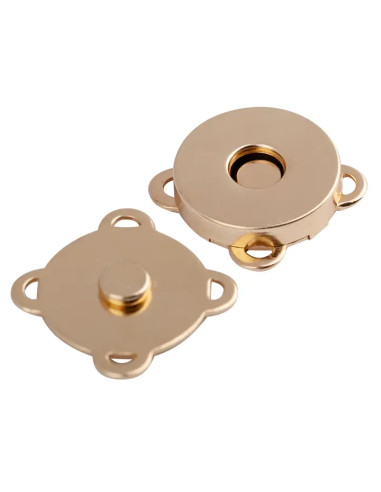 Boutons-pression magnétiques 19 mm à coudre - Or