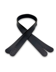 Sangles de sac en simili cuir  - Noir