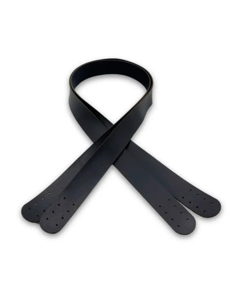 Sangles de sac en simili cuir  - Noir