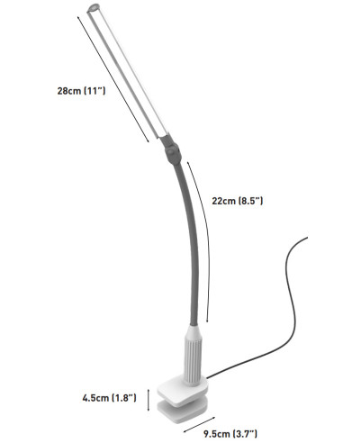 Lampe sur pince UnoPro Daylight