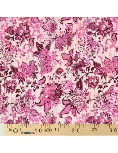 Tissu voile de coton indien - Surate