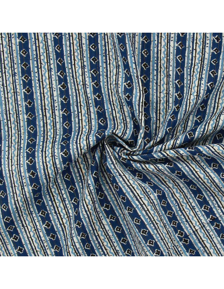 Tissu voile de coton indien - Patna