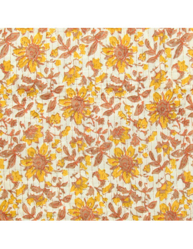 Tissu coton matelassé indien - Haora