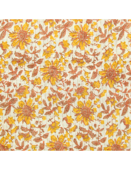 Tissu coton matelassé indien - Haora