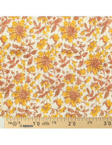 Tissu coton matelassé indien - Haora