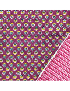 Tissu coton matelassé indien - Anjali
