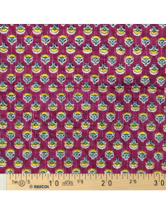 Tissu coton matelassé indien - Anjali 2